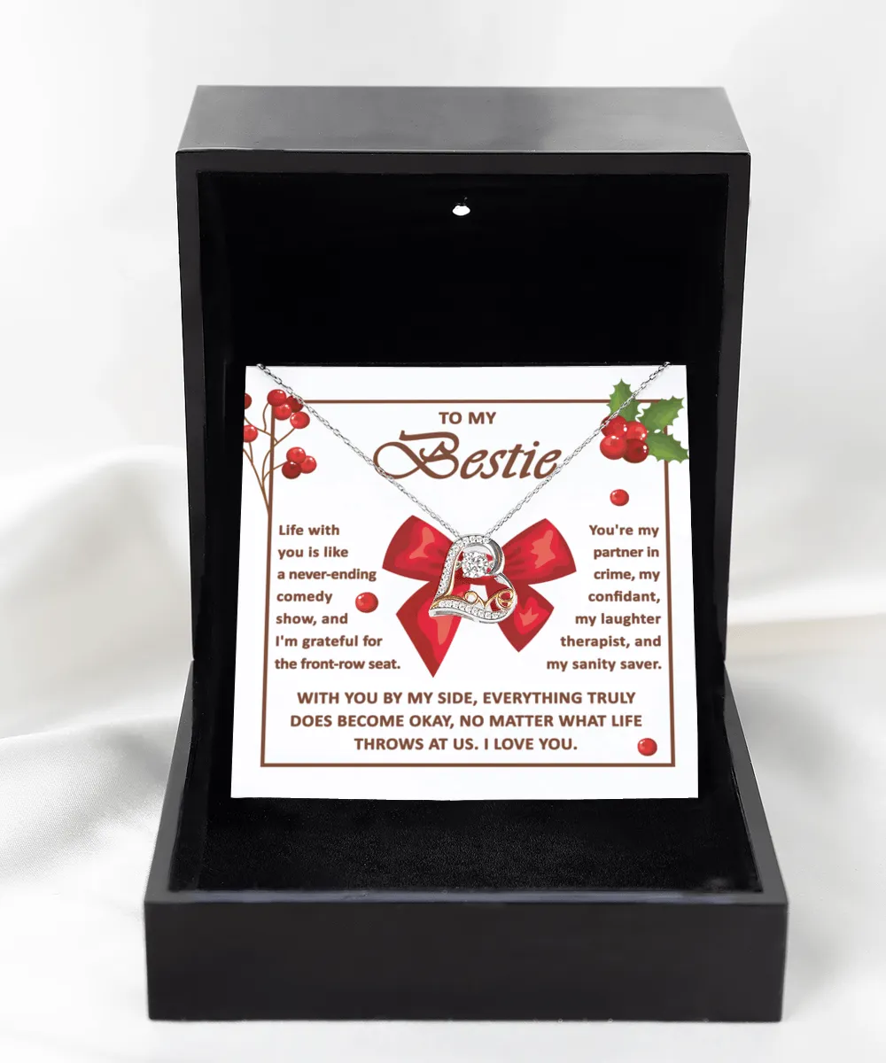 Bestie-Life With You - Love Dancing Necklace