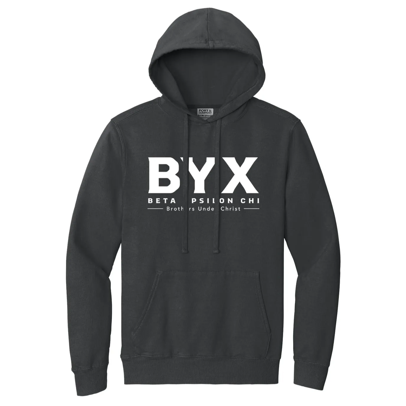 Beta Upsilon Chi Beach Washed Hooded Sweatshirt