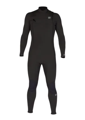 Billabong Mens Absolute 4/3mm Chest Zip GBS Steamer Wetsuit