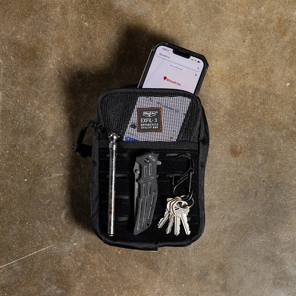 BILTWELL EXFIL-3 BAG GEN 2 [BLACK]