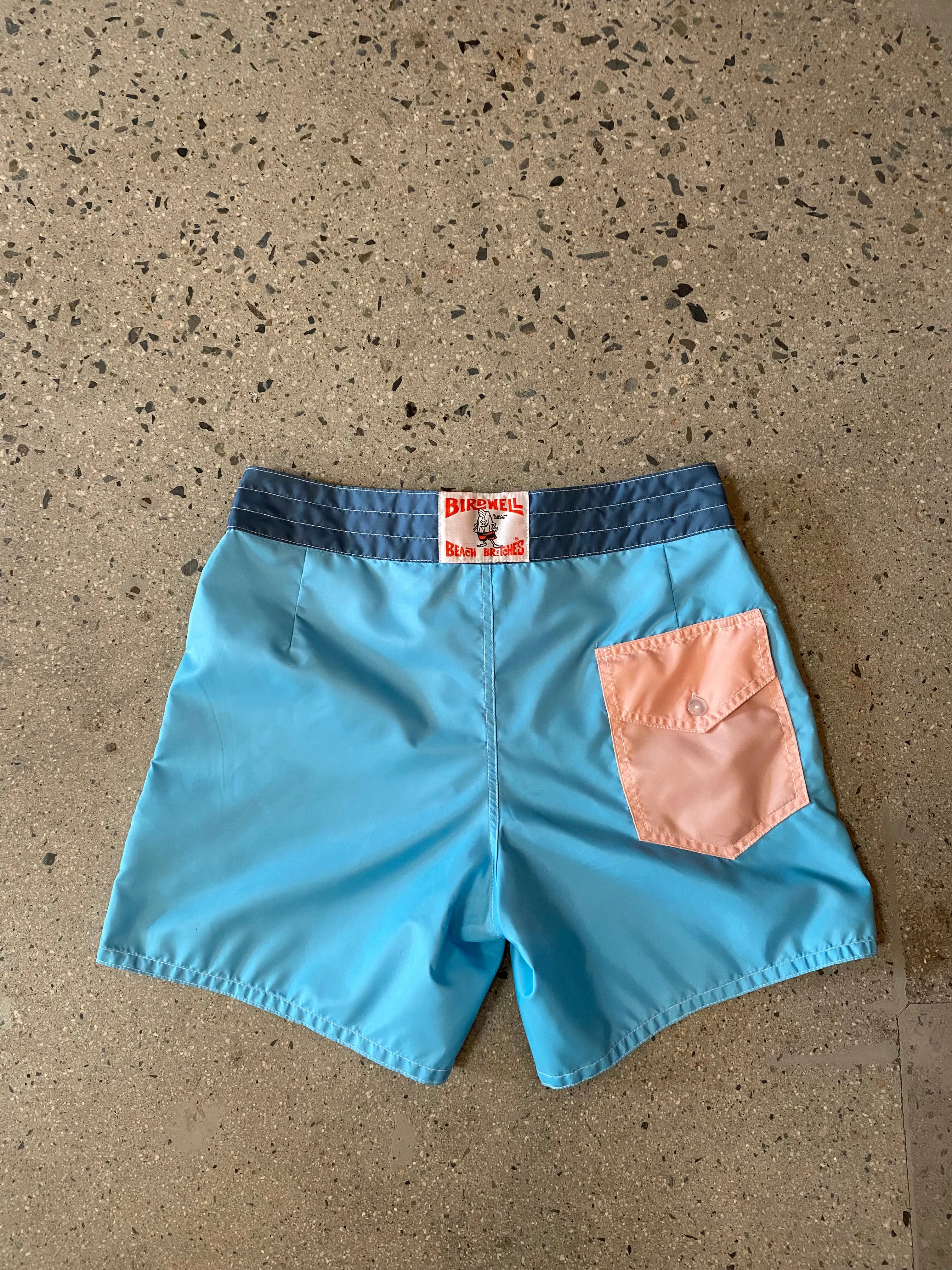 Birdwell X 15th St Boardshorts 310 Men's Light Blue/Federal Blue/Salmon