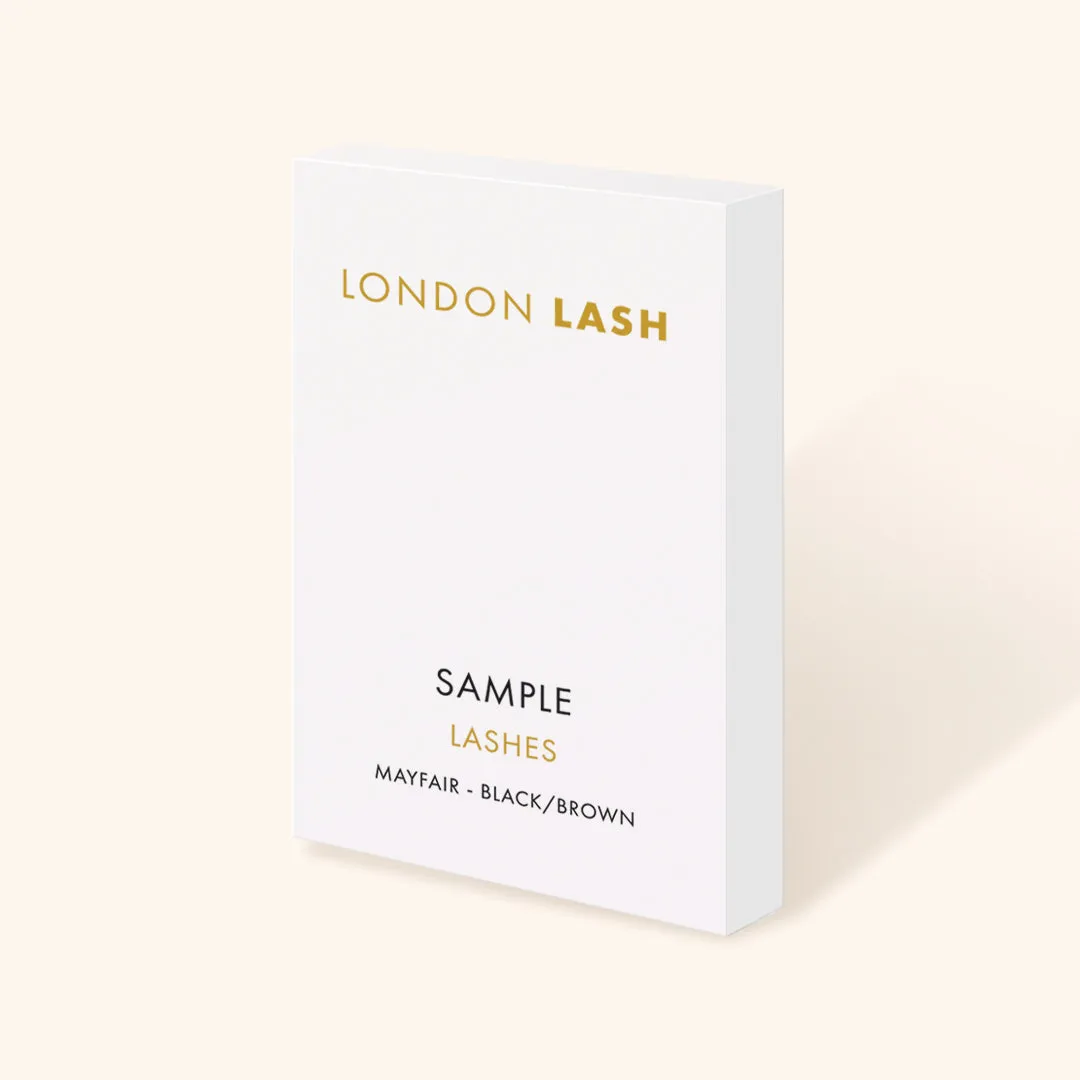 Black Brown Faux Mink Lashes - Sample