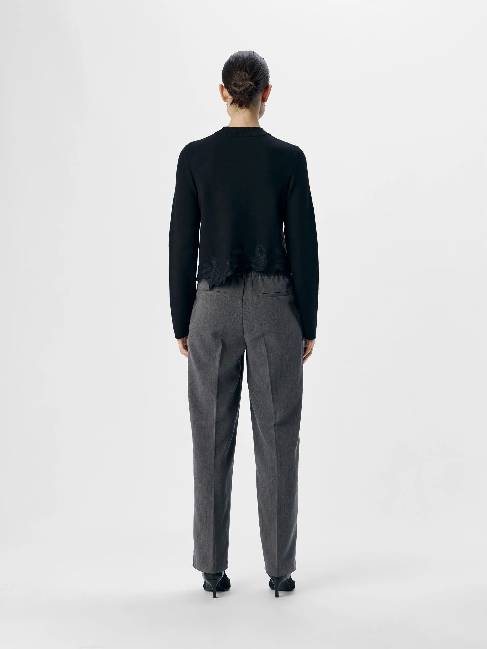 Black Knitted Pullover