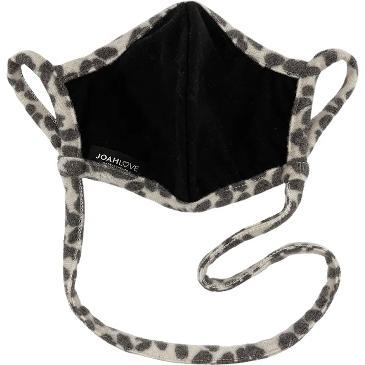 Black | Leopard Faux Cashmere Infinity