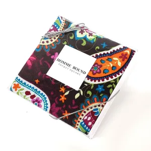 Black Paisley Pocket Square
