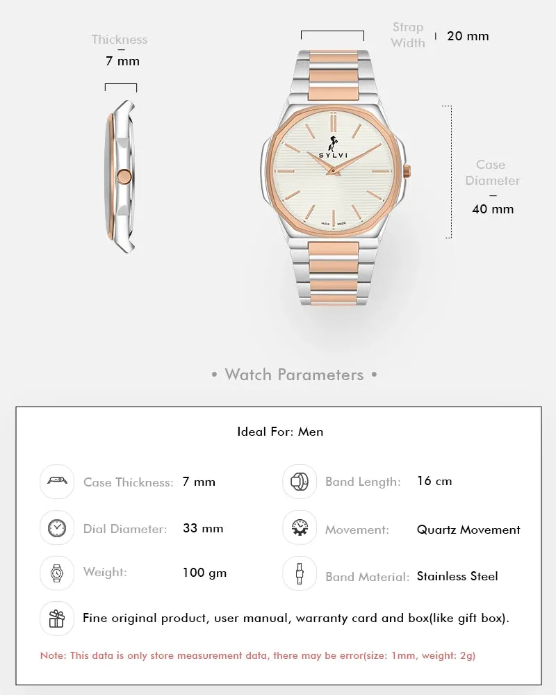 Blade White Rosegold Silver Steel