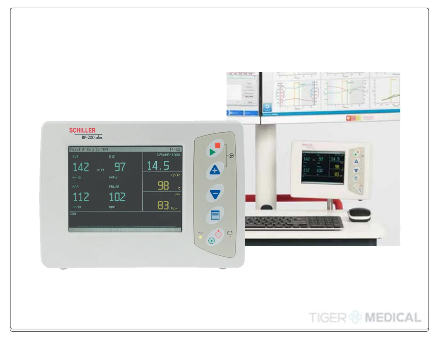 Blood Pressure Monitor w/ Stress Test (BP-200 Plus)