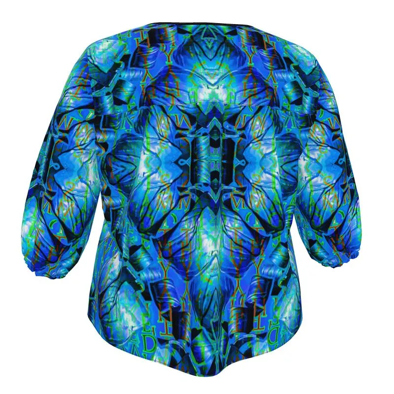 Blouse (Her/Muliebris)(Sugar Stick Twirl (Elder Gift) Cuffs & Blue Logo@Alchemic) RJS