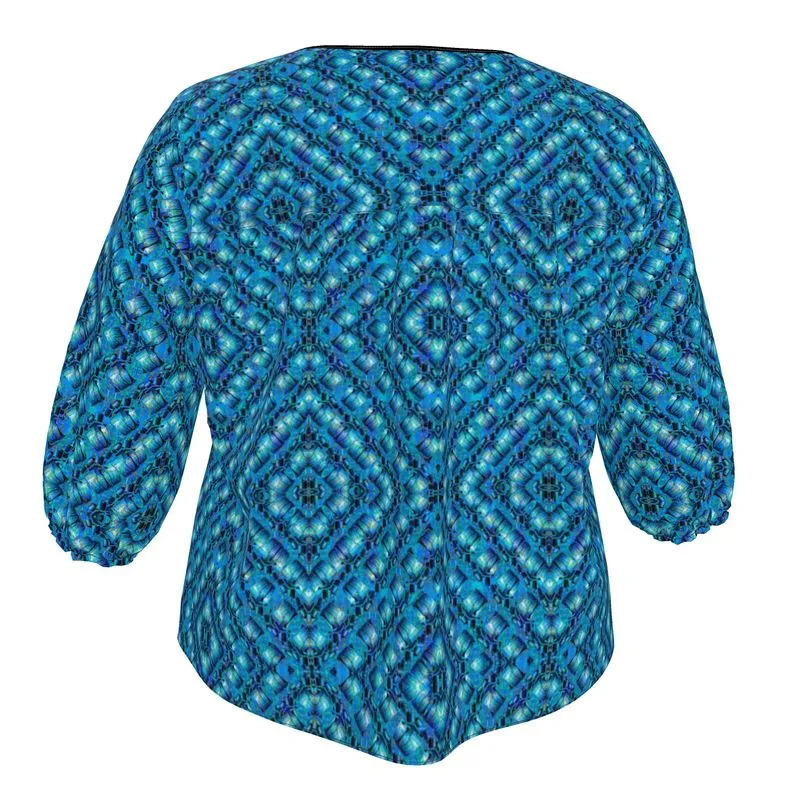 Blouse (Her/Muliebris)(Sugar Stick Twirl (Elder Gift) Cuffs & Blue Logo@Alchemic) RJS