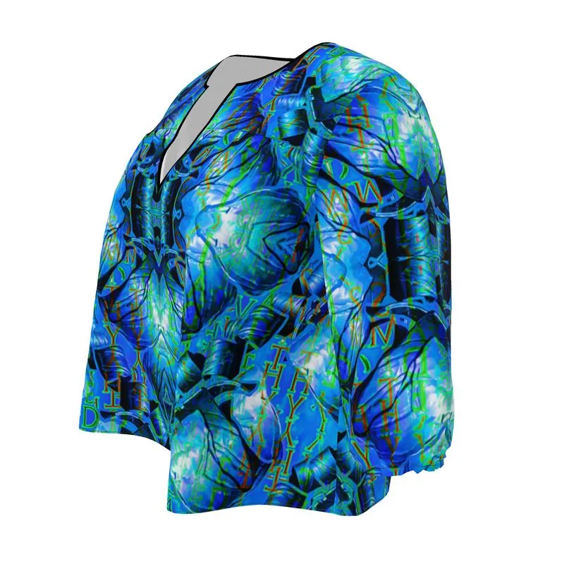 Blouse (Her/Muliebris)(Sugar Stick Twirl (Elder Gift) Cuffs & Blue Logo@Alchemic) RJS