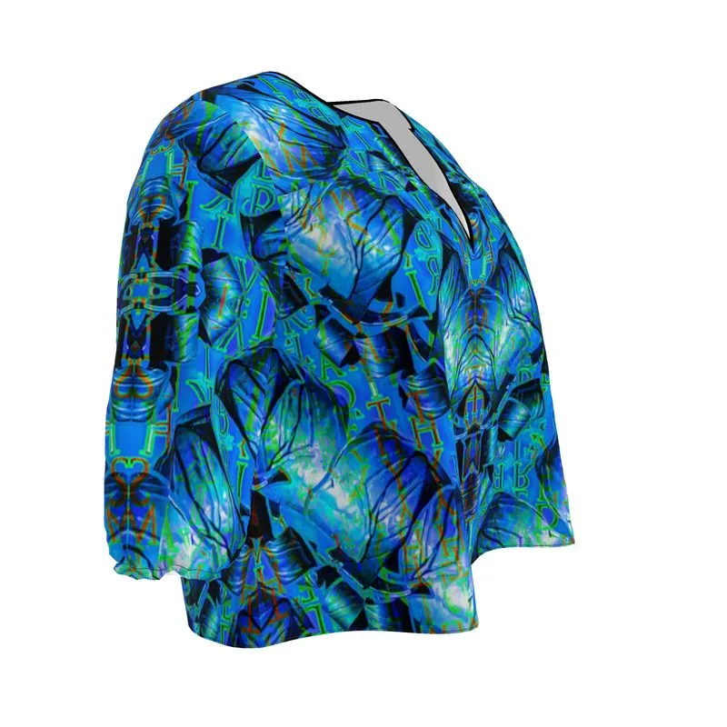 Blouse (Her/Muliebris)(Sugar Stick Twirl (Elder Gift) Cuffs & Blue Logo@Alchemic) RJS