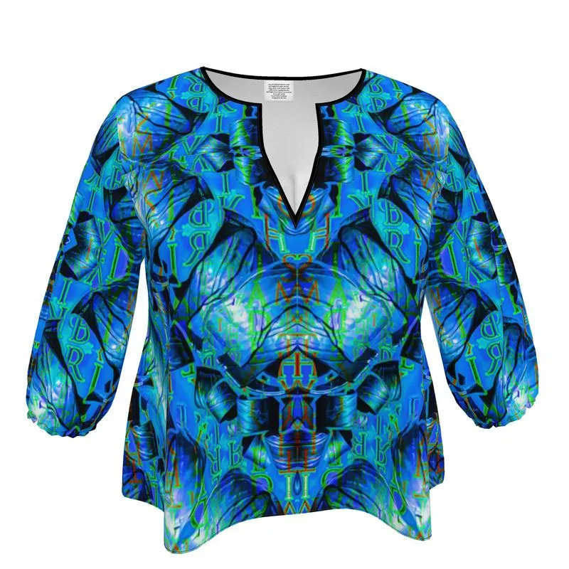 Blouse (Her/Muliebris)(Sugar Stick Twirl (Elder Gift) Cuffs & Blue Logo@Alchemic) RJS