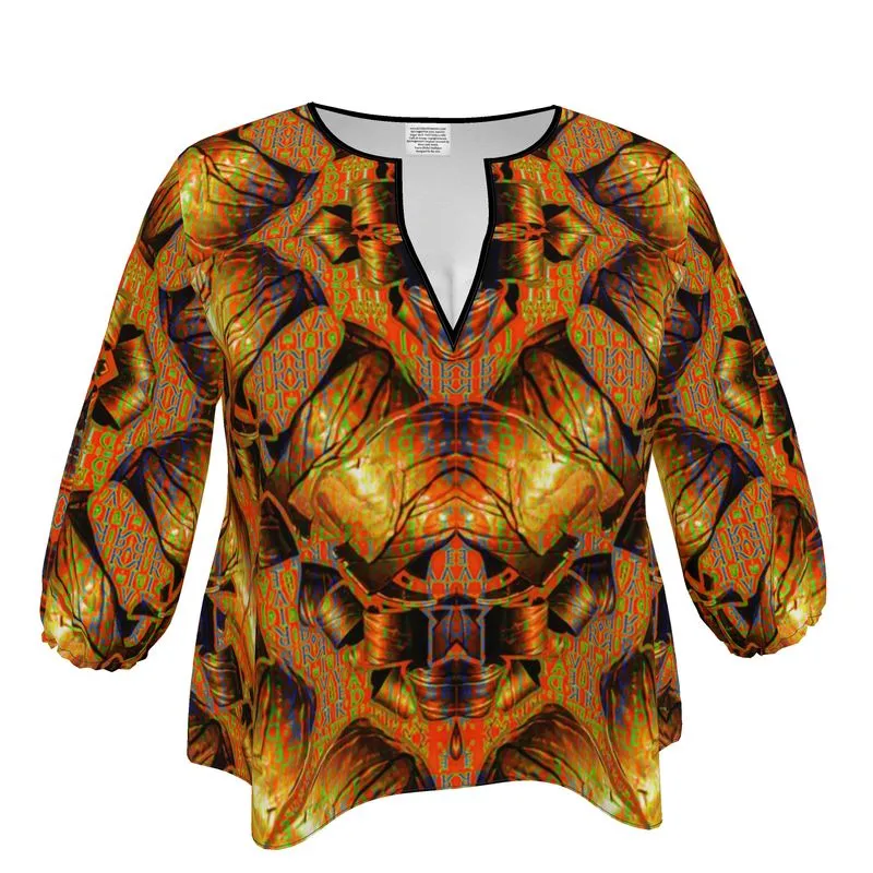 Blouse (Her/Muliebris)(Sugar Stick Twirl (Elder Gift) Cuffs & Orange Logo@Alchemic) RJS