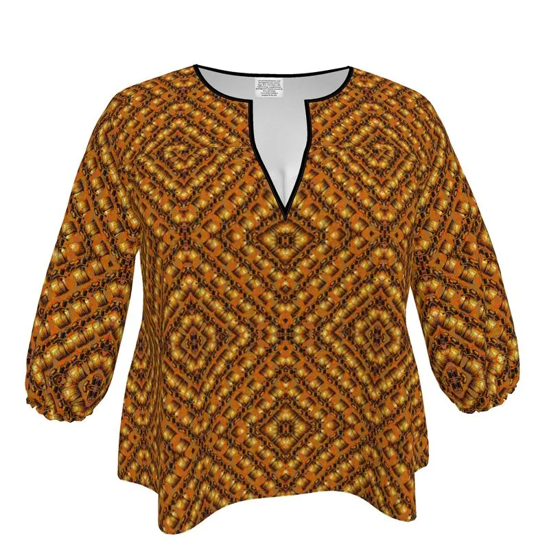 Blouse (Her/Muliebris)(Sugar Stick Twirl (Elder Gift) Cuffs & Orange Logo@Alchemic) RJS