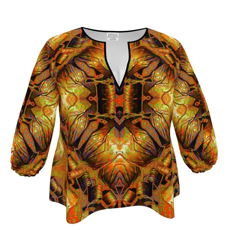 Blouse (Her/Muliebris)(Sugar Stick Twirl (Elder Gift) Cuffs & Orange Logo@Alchemic) RJS