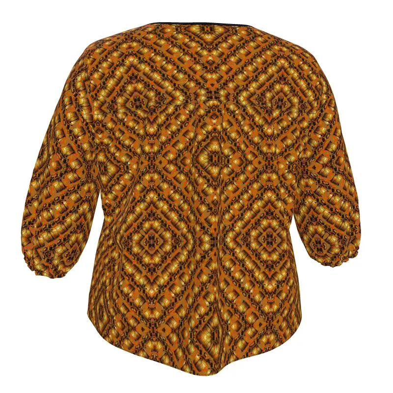 Blouse (Her/Muliebris)(Sugar Stick Twirl (Elder Gift) Cuffs & Orange Logo@Alchemic) RJS