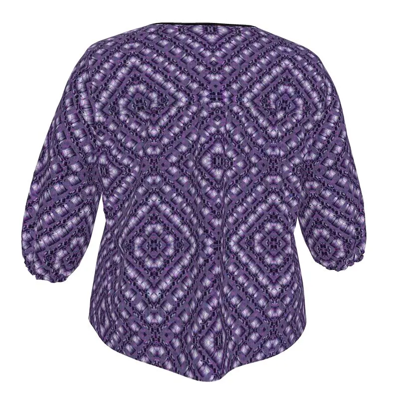 Blouse (Her/Muliebris)(Sugar Stick Twirl (Elder Gift) Cuffs & Purple Logo@Alchemic) RJS