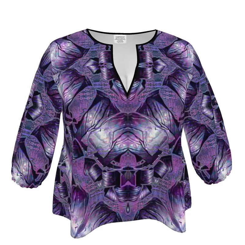 Blouse (Her/Muliebris)(Sugar Stick Twirl (Elder Gift) Cuffs & Purple Logo@Alchemic) RJS