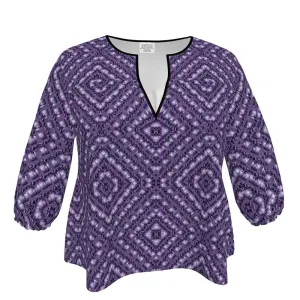 Blouse (Her/Muliebris)(Sugar Stick Twirl (Elder Gift) Cuffs & Purple Logo@Alchemic) RJS
