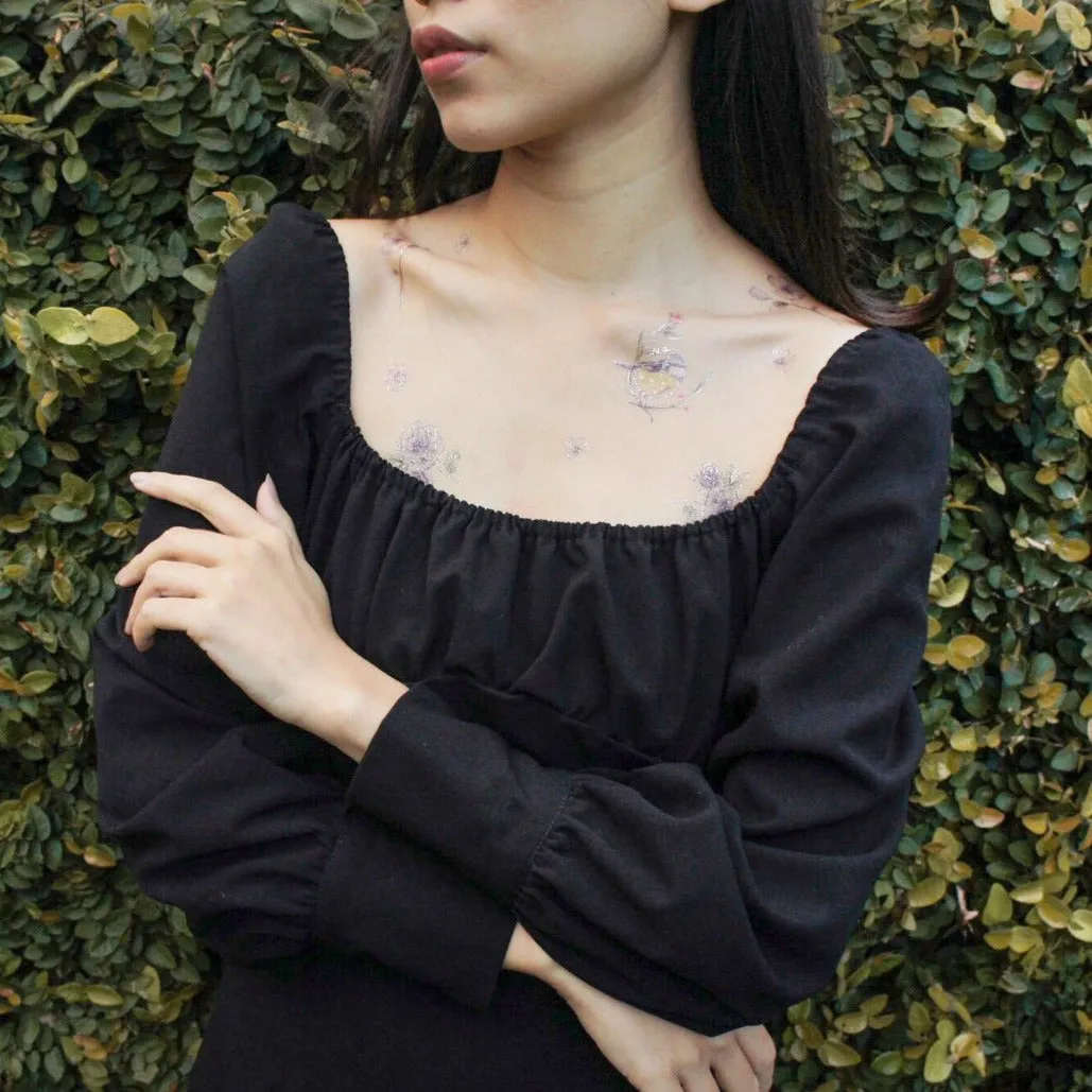 Blue Bird Temporary Tattoo