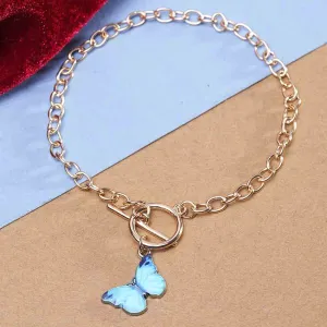 Blue Butterfly Bracelet