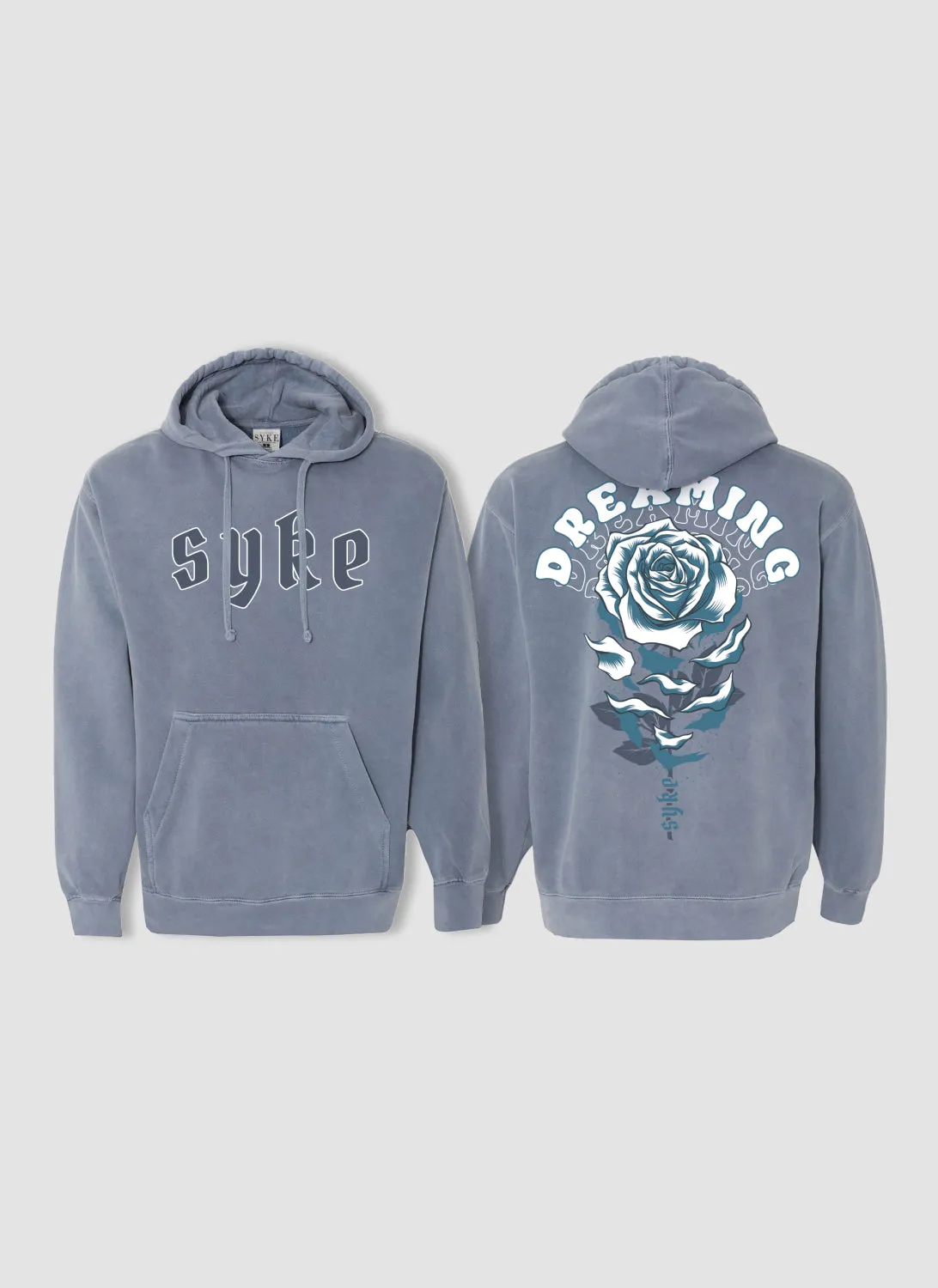 BLUE ROSE PREMIUM SYKE HOODIE