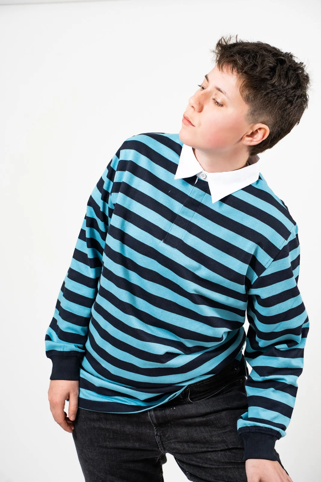 Blue Rugby Shirt