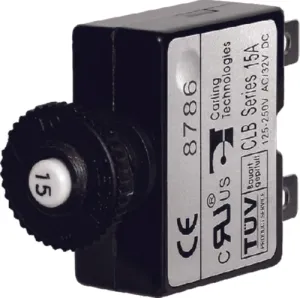 Blue Sea 7057 Push Button Reset Only Quick Connect Circuit Breaker - 20 Amps