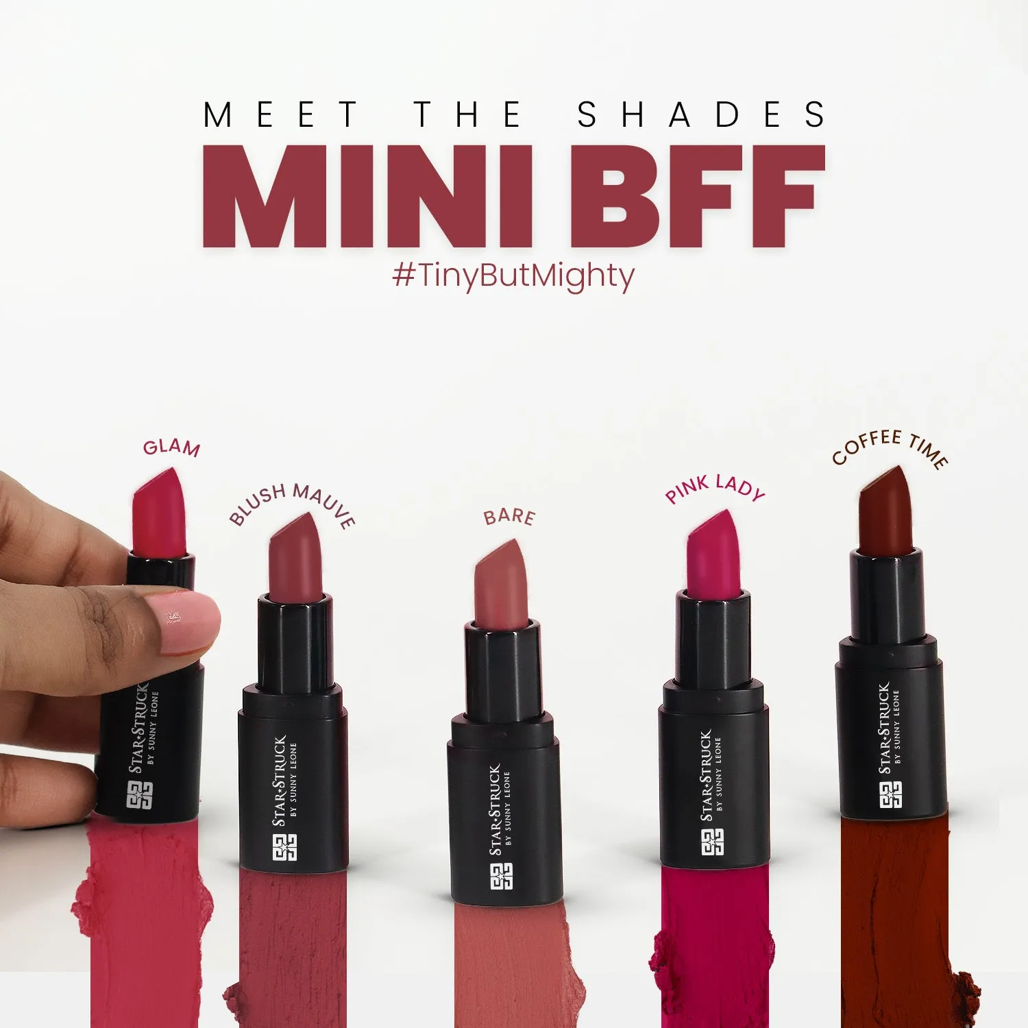 Blush Mauve - Mini BFF Lipstick, Pink Mauve | 1.6gms