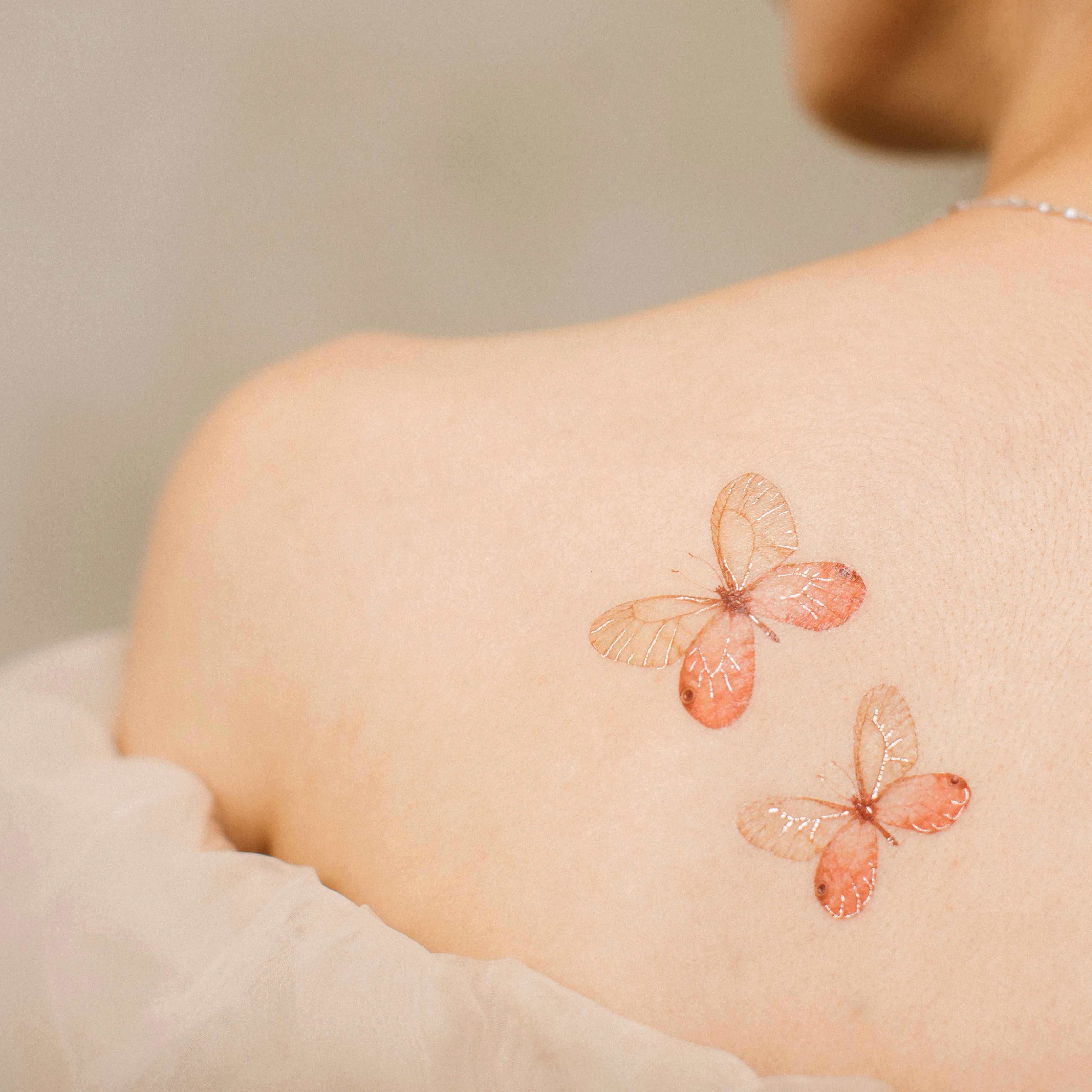 Blushing Phantom Temporary Tattoo