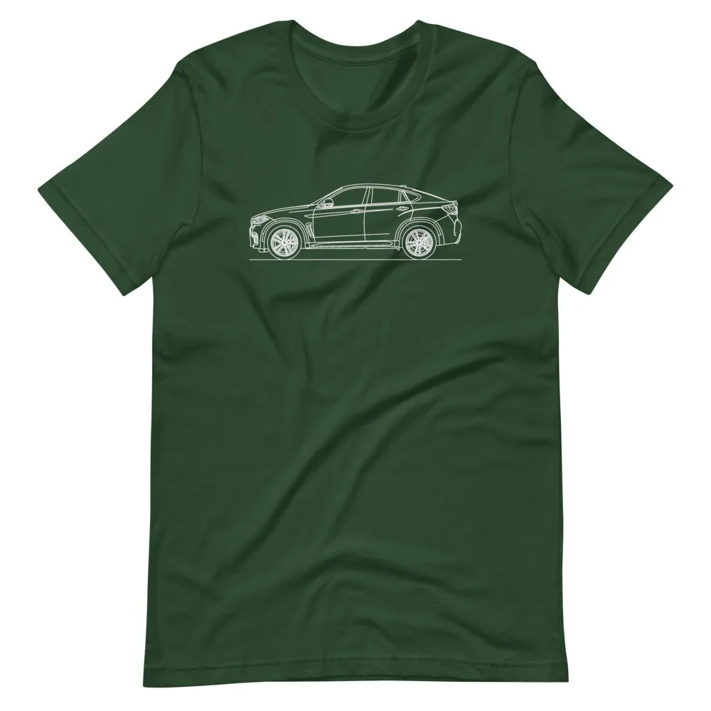 BMW F16 X6M silhouette T-shirt