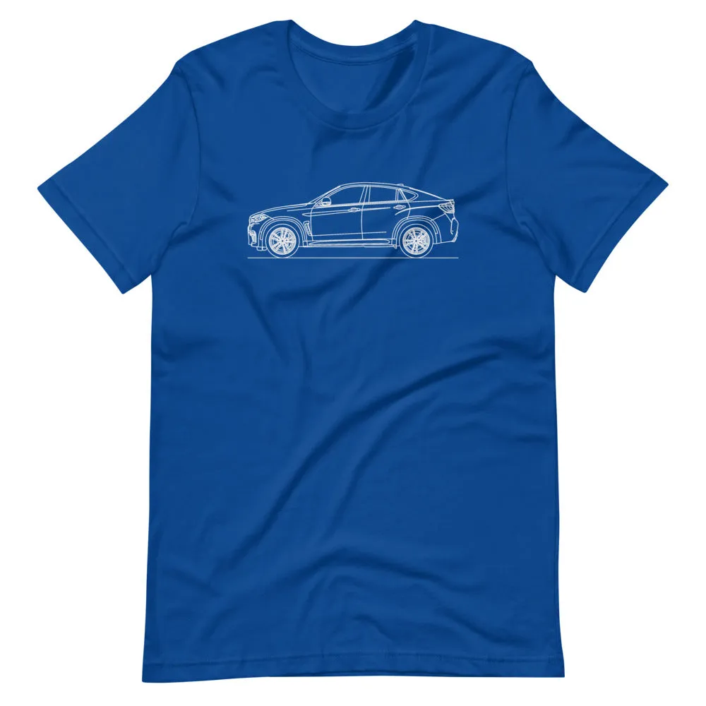 BMW F16 X6M silhouette T-shirt