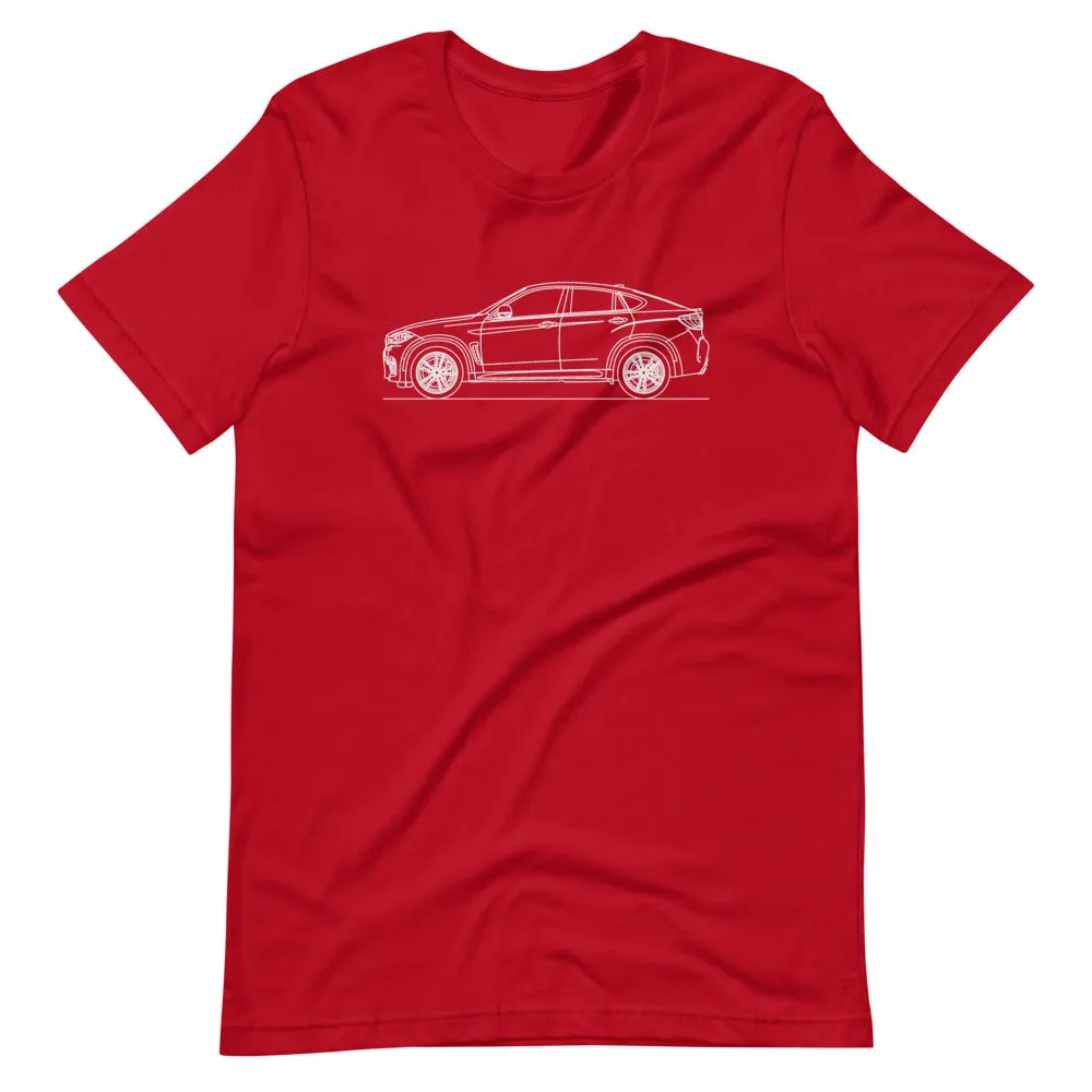 BMW F16 X6M silhouette T-shirt