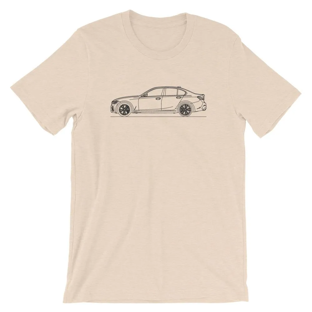 BMW G20 M340i xDrive silhouette T-shirt