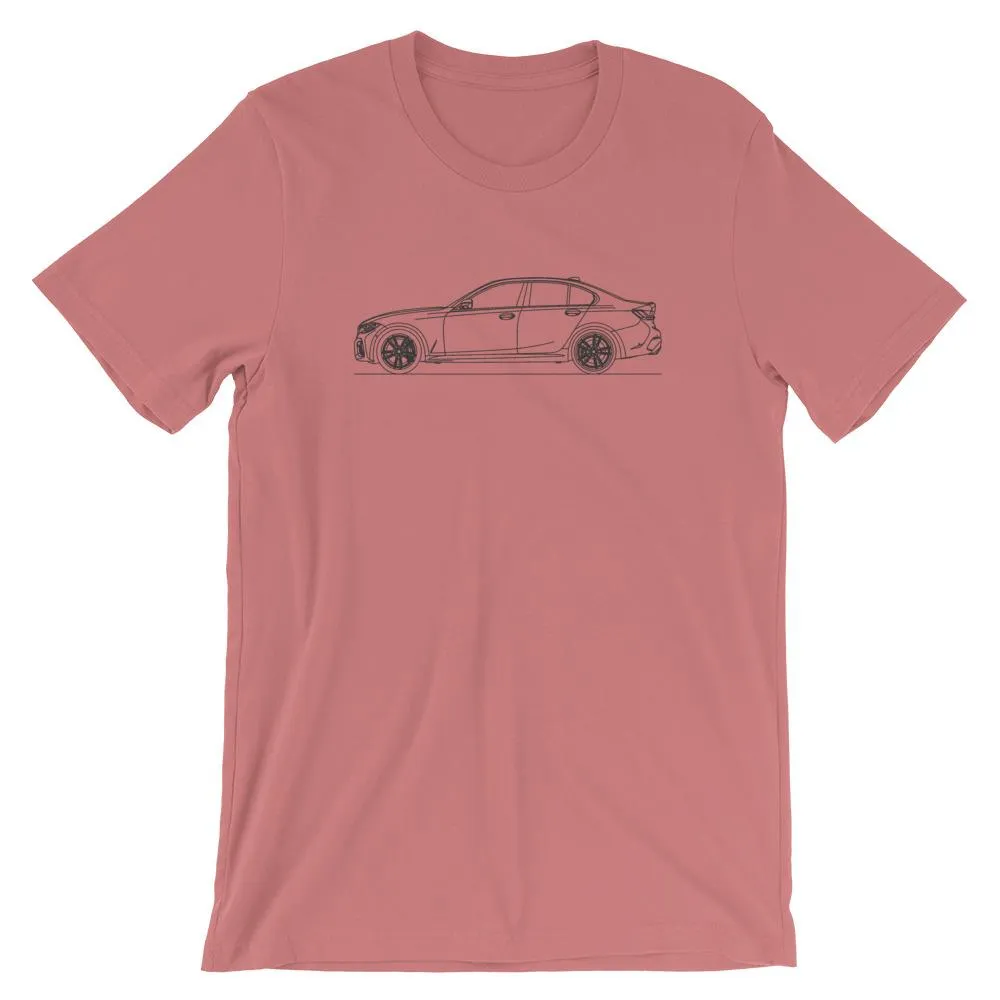 BMW G20 M340i xDrive silhouette T-shirt
