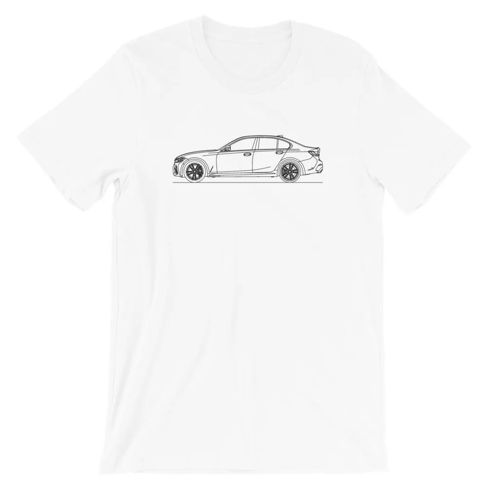 BMW G20 M340i xDrive silhouette T-shirt