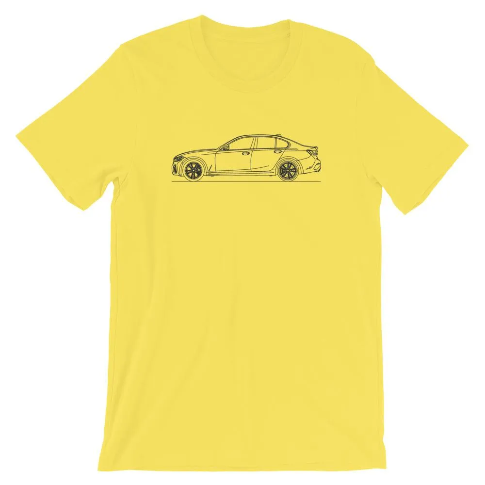 BMW G20 M340i xDrive silhouette T-shirt