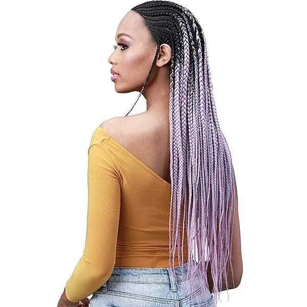 Bobbi Boss Premium Synthetic Braided 13x7 Lace Front Wig - MLF516 MARITZA