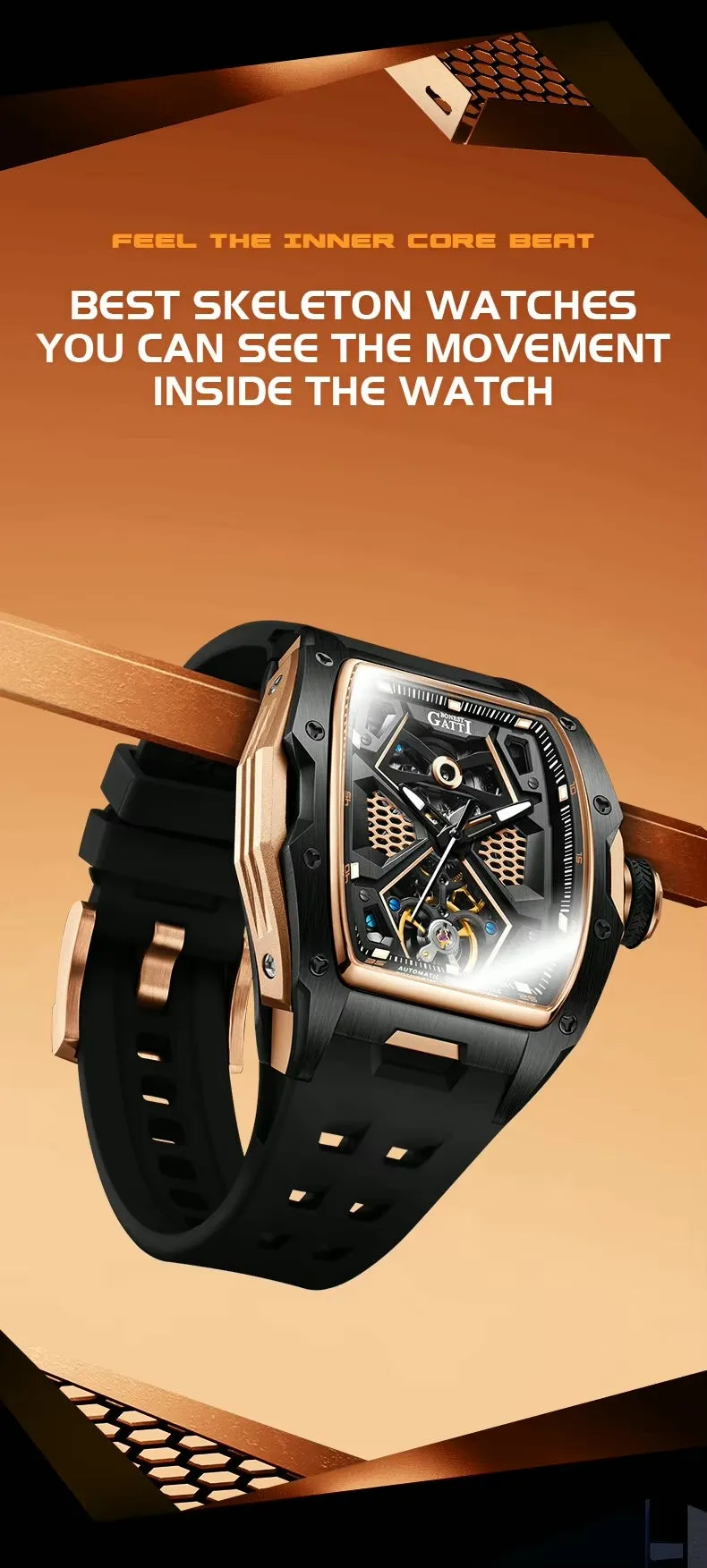 BONGEST003 Automatic Watch