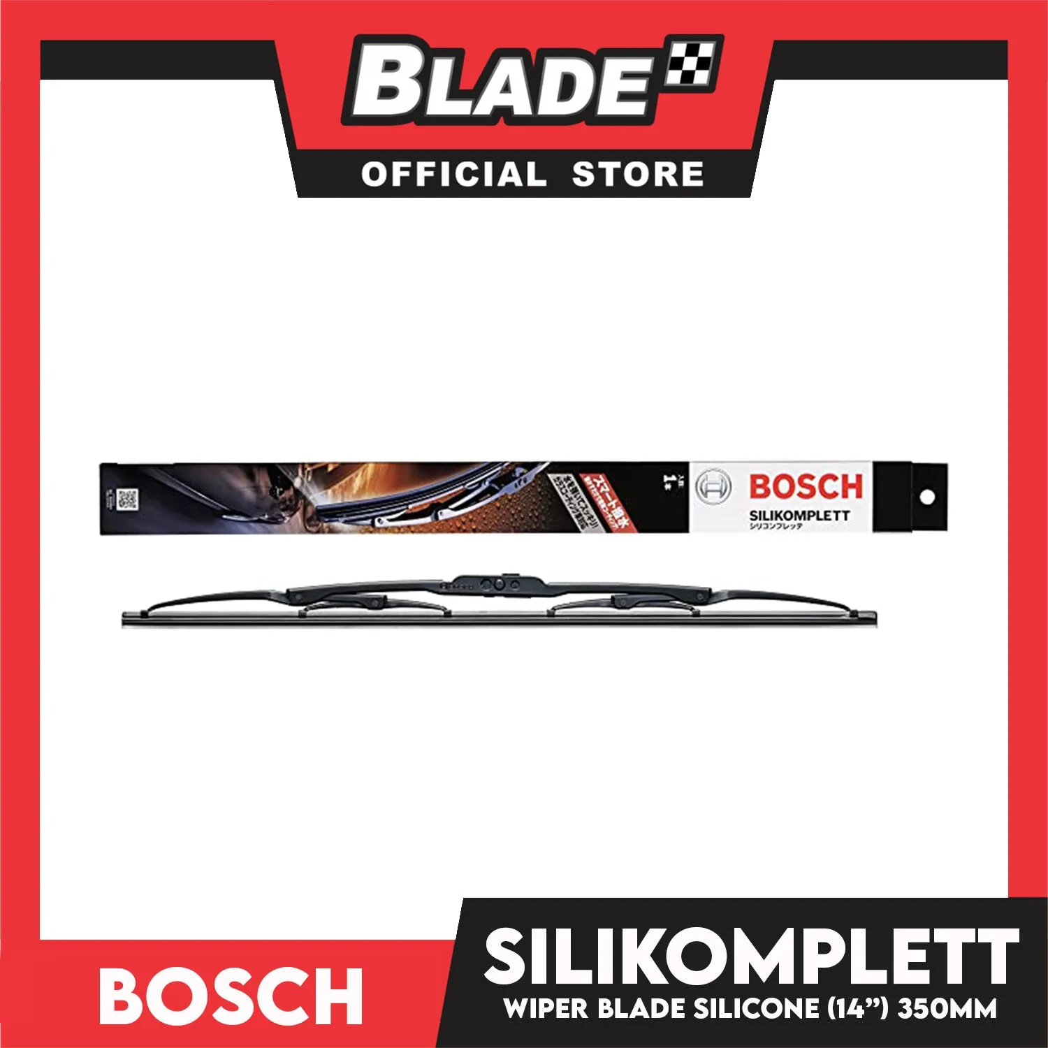 Bosch Wiper Blade Silicone Silikomplett Single 14 '' Size