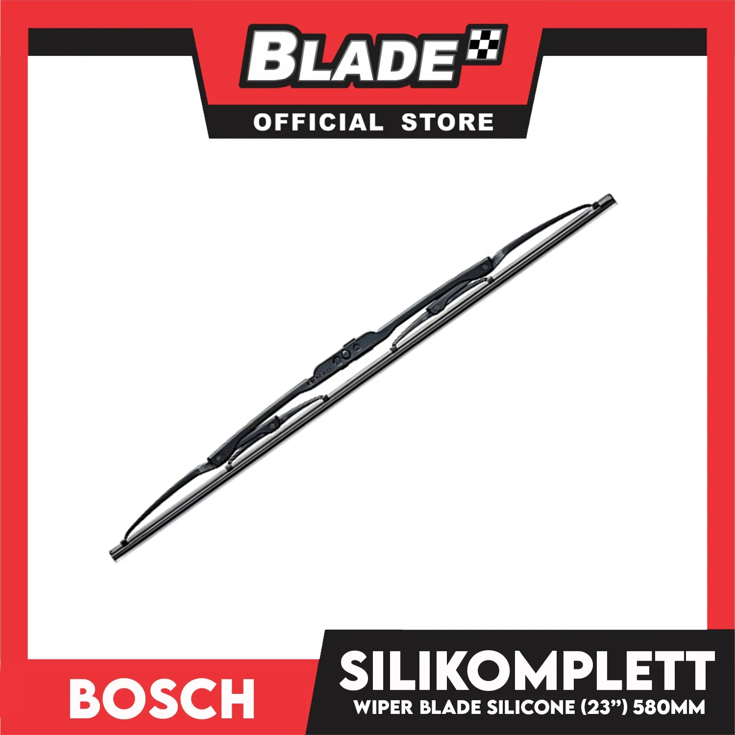 Bosch Wiper Blade Silicone Silikomplett Single 23'' Size