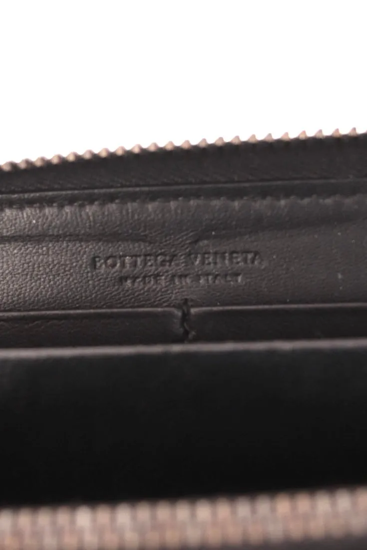 Bottega Veneta Intrecciato Zip Wallet*