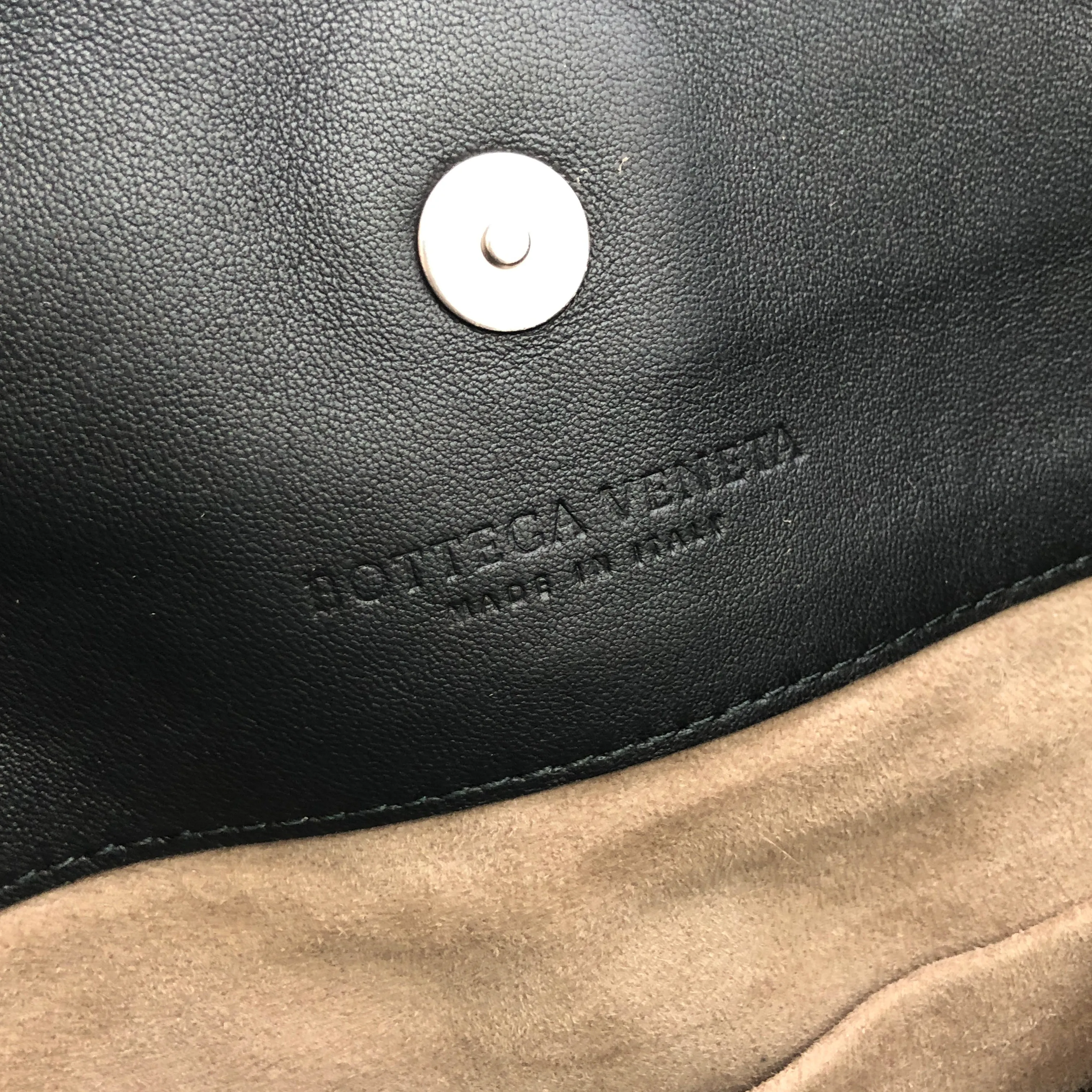 Bottega Veneta Leather Chain Totebag Black Vintage rses7r