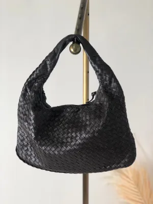 Bottega Veneta Leather Shoulder bag Hobobag Brown Vintage g3ci3g