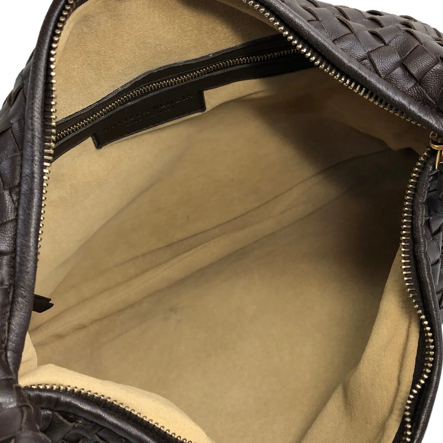 Bottega Veneta Leather Shoulder bag Hobobag Brown Vintage g3ci3g