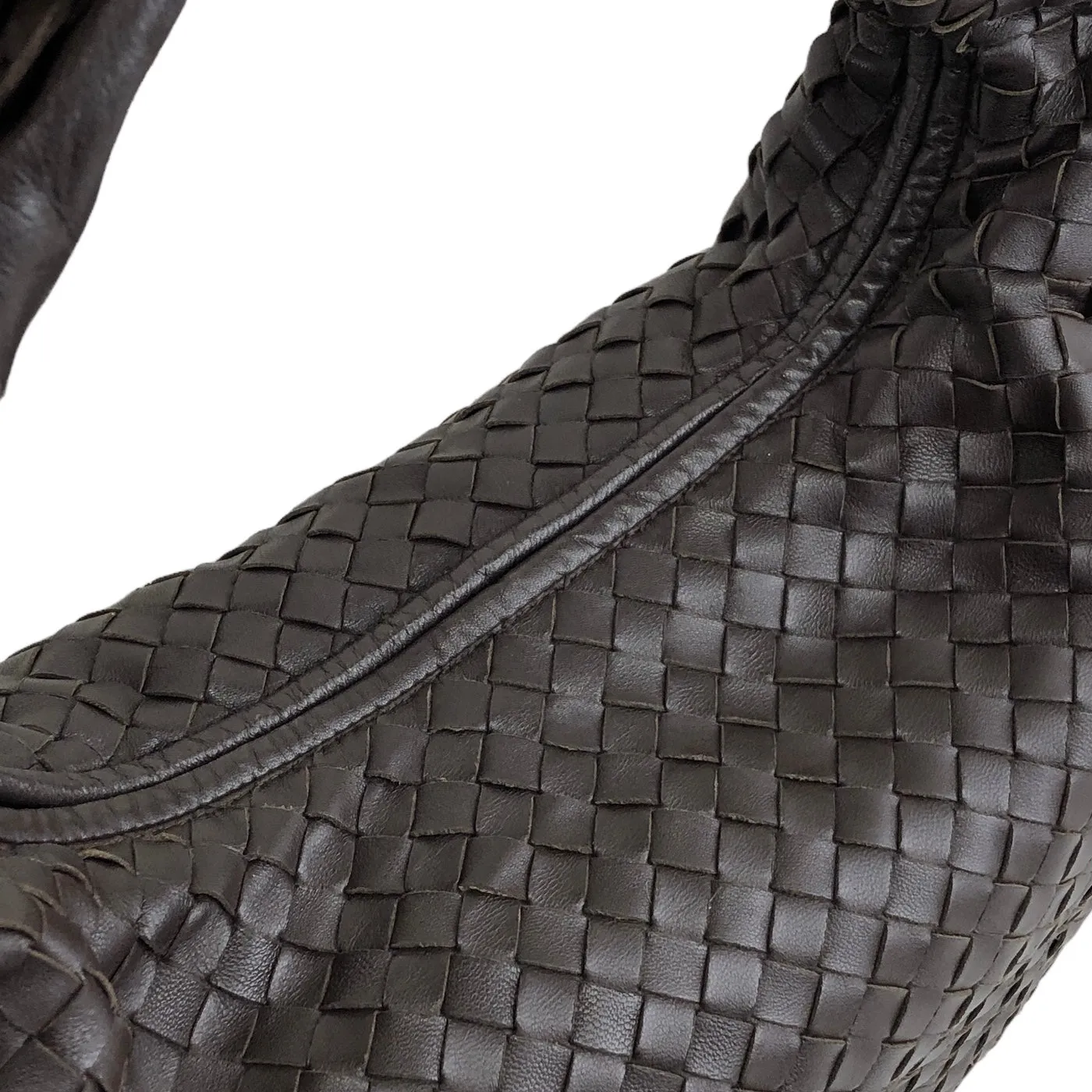 Bottega Veneta Leather Shoulder bag Hobobag Brown Vintage g3ci3g