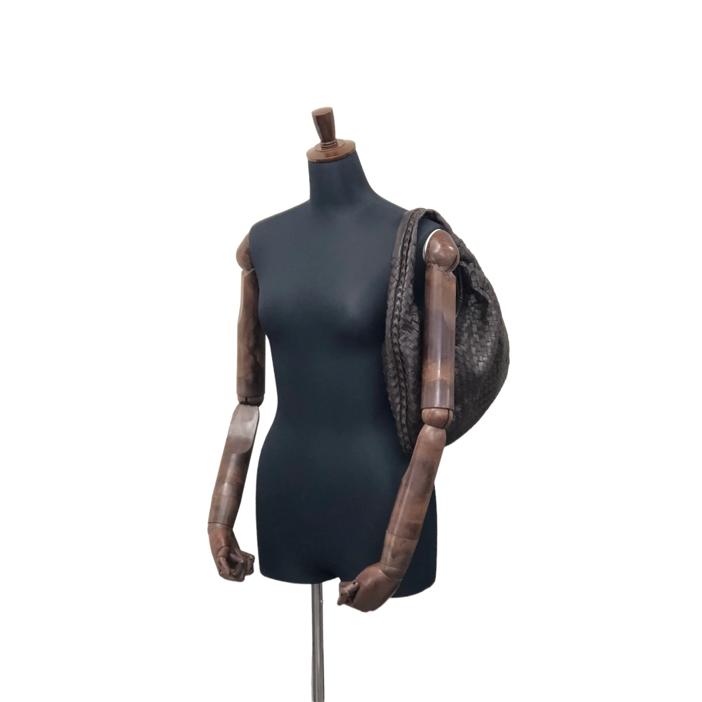 Bottega Veneta Leather Shoulder bag Hobobag Brown Vintage g3ci3g