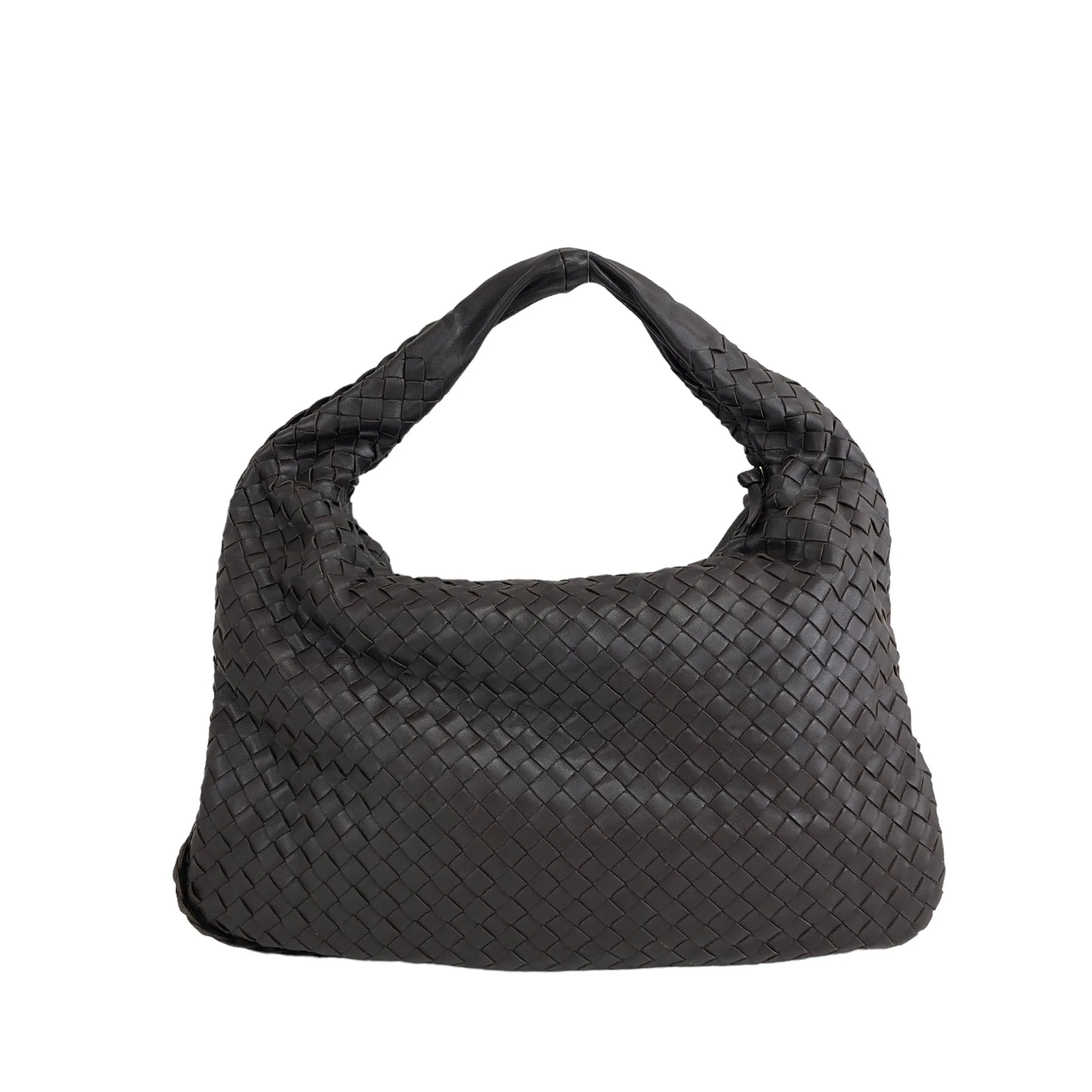 Bottega Veneta Leather Shoulder bag Hobobag Brown Vintage g3ci3g