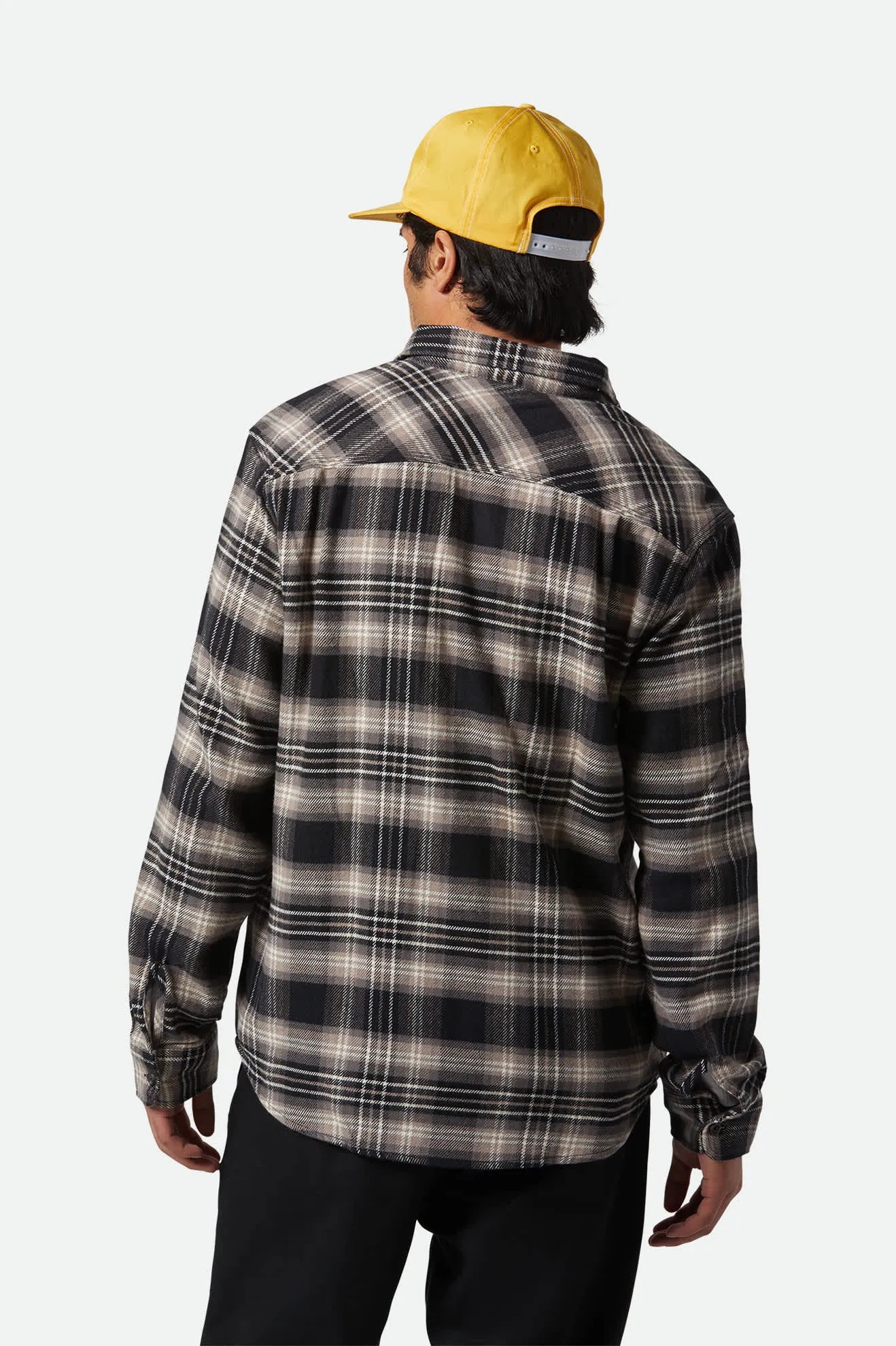 Bowery L/S Flannel - Black/Charcoal/Beige