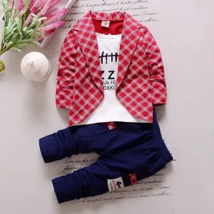 Boys Suits Outfits For Weddings Fashion Kids Prom Party Clothes Coat Children Clothing Sets Boy gentleman Costume Wear 1 year